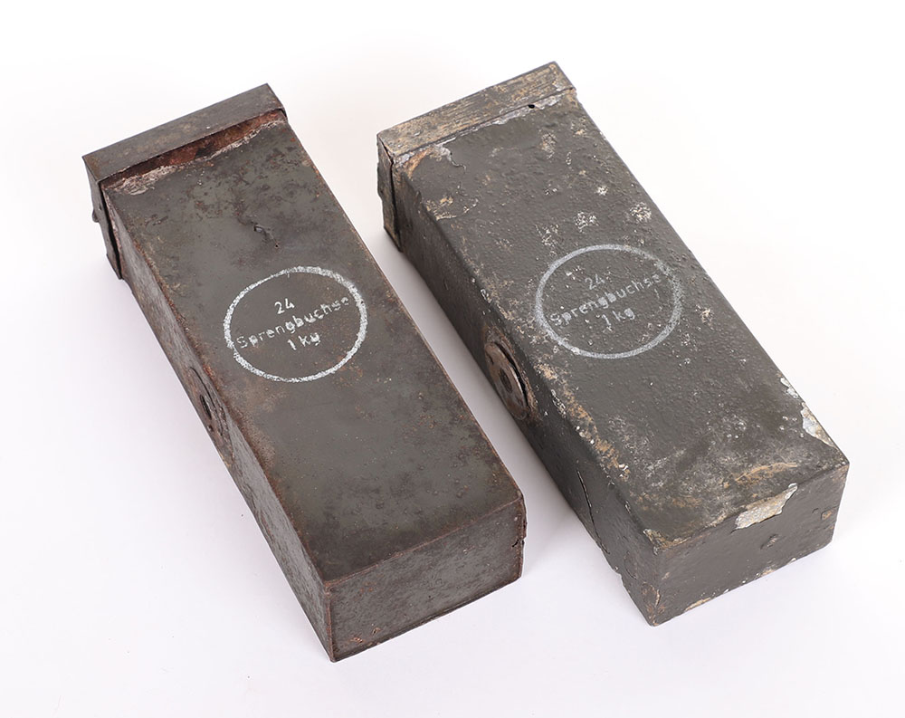 2 WW2 GERMAN WEHRMACHT METAL BOXES - Image 2 of 4