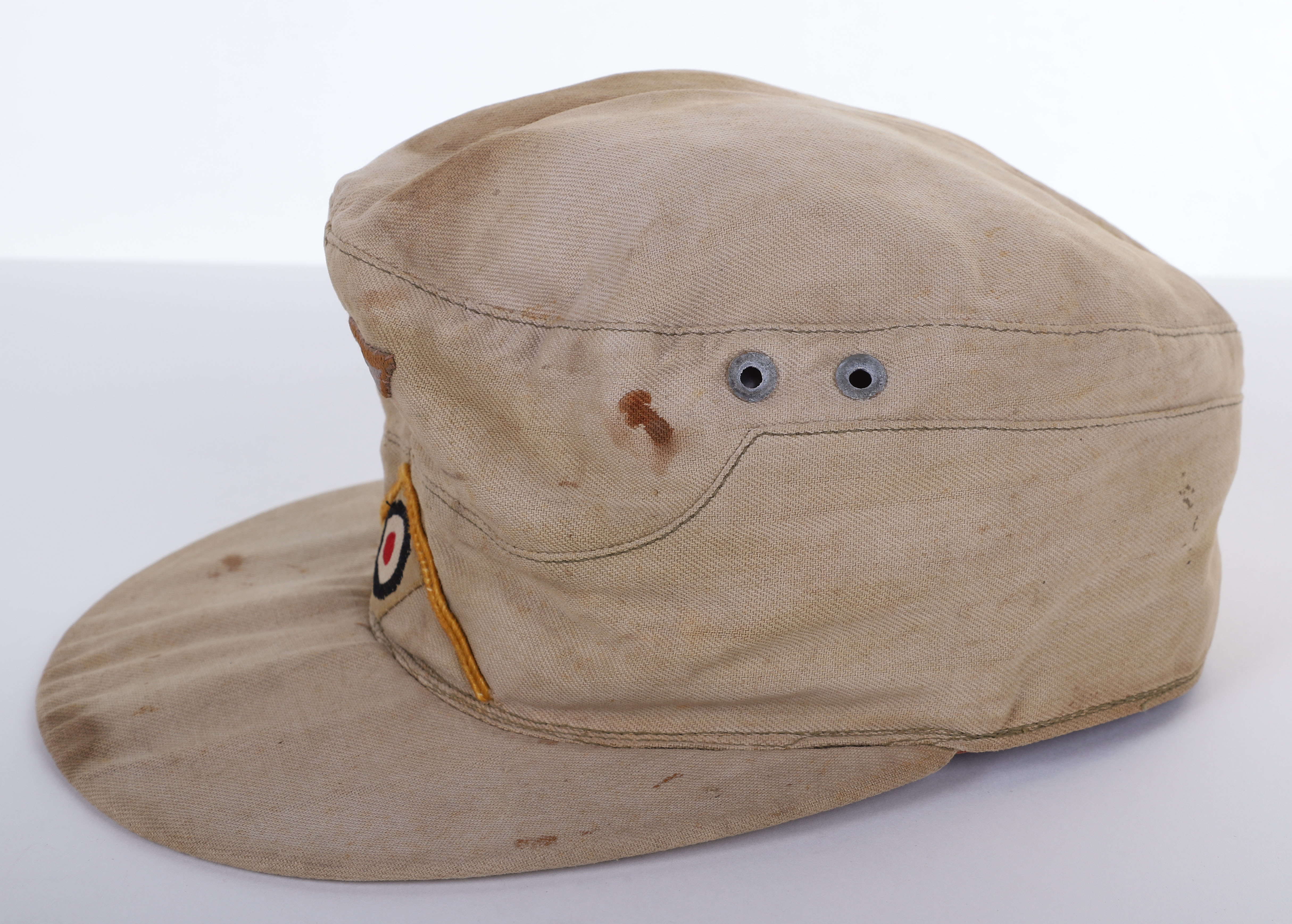 WW2 GERMAN AFRIKAKORPS CAVALRY SECTION M-41 FIELD CAP - Image 10 of 14