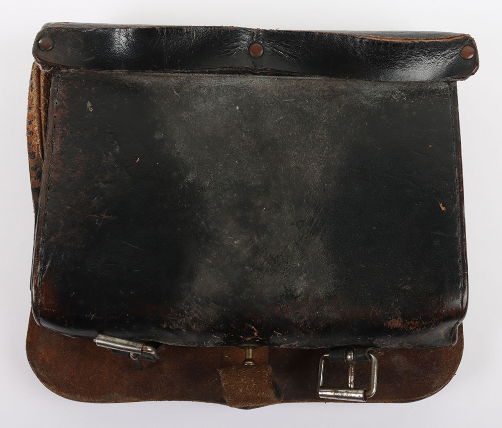 US CIVIL WAR RARE LARGE SIZE UNION CARTRIDGE BOX - Image 3 of 5