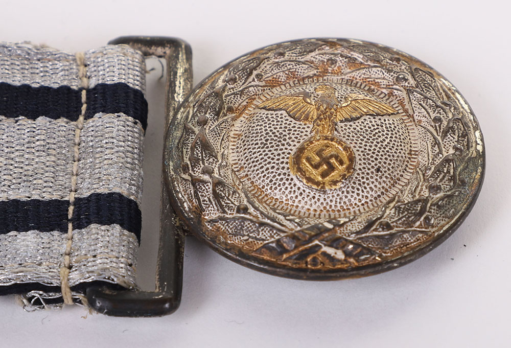 RARE THIRD REICH DIPLOMATIC OFFICIALS BROCADE BELT AND BUCKLE - Image 10 of 11