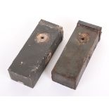 2 WW2 GERMAN WEHRMACHT METAL BOXES