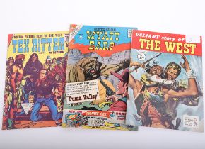 3 MID-CENTURY VINTAGE COMIC BOOKS PERTAINING TO WYATT EARP