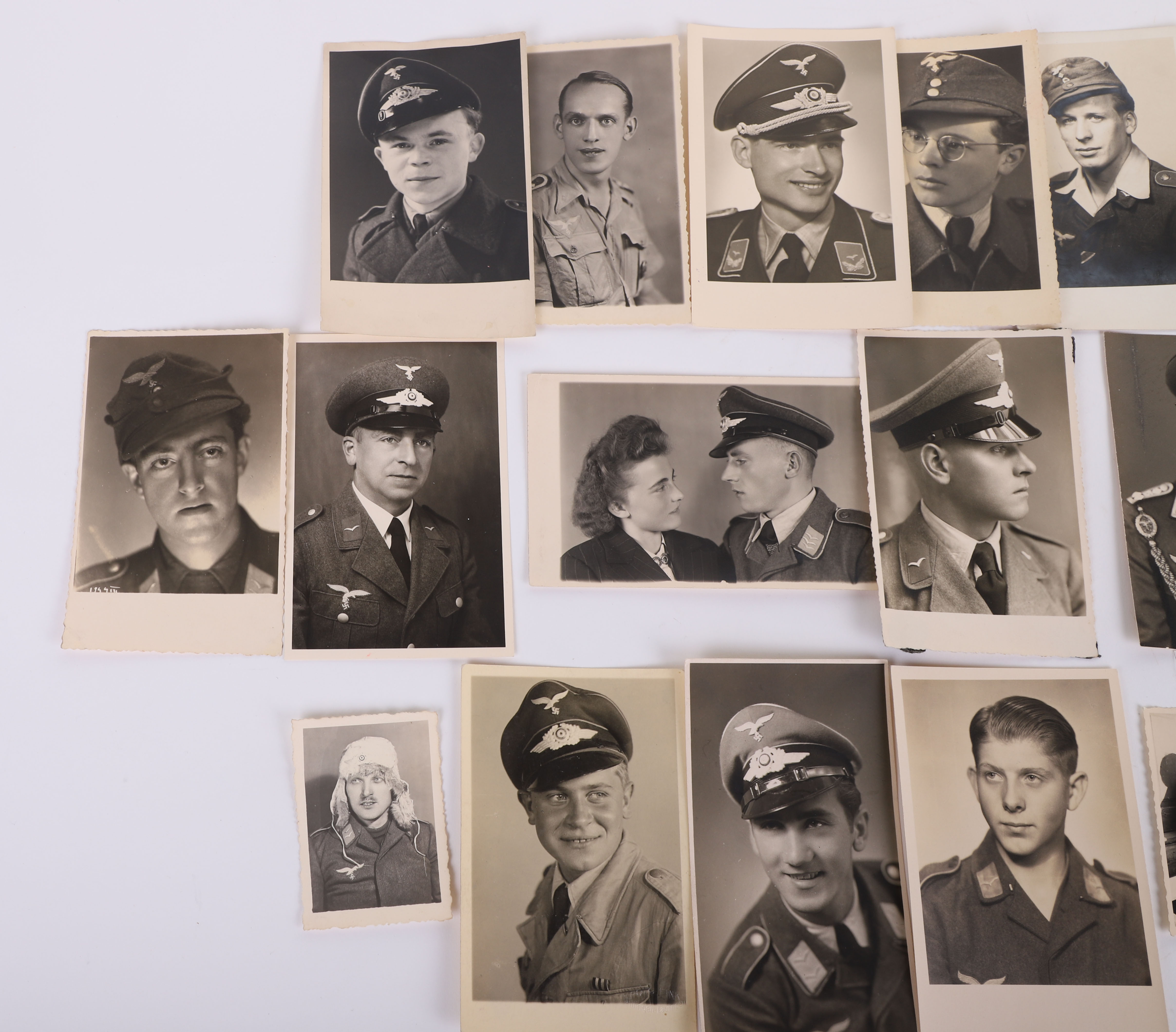 14 LUFTWAFFE PHOTO POSTCARDS & 2 PHOTOS  - Image 7 of 8