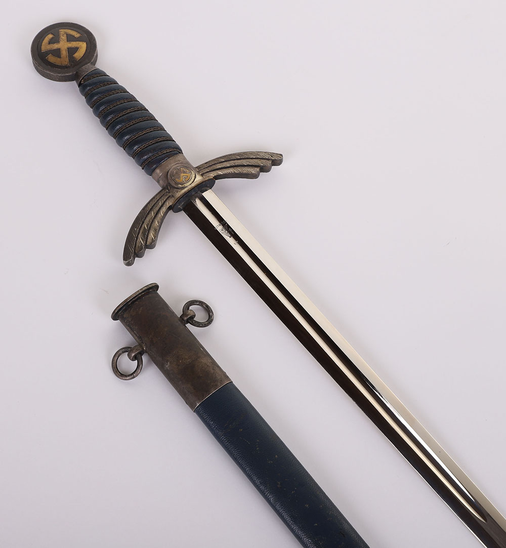 THIRD REICH LUFTWAFFE OFFICERS SWORD - Image 4 of 17