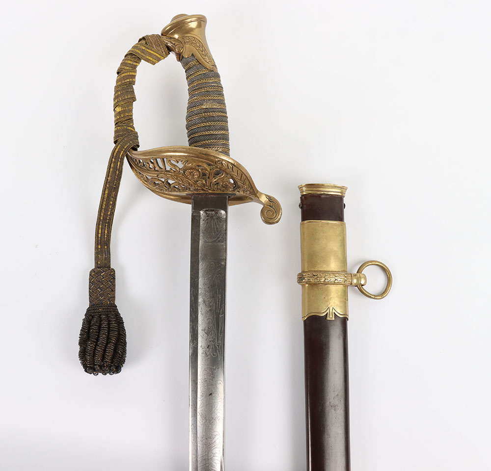 US MODEL 1850 STAFF & FIELD OFFICERS SWORD