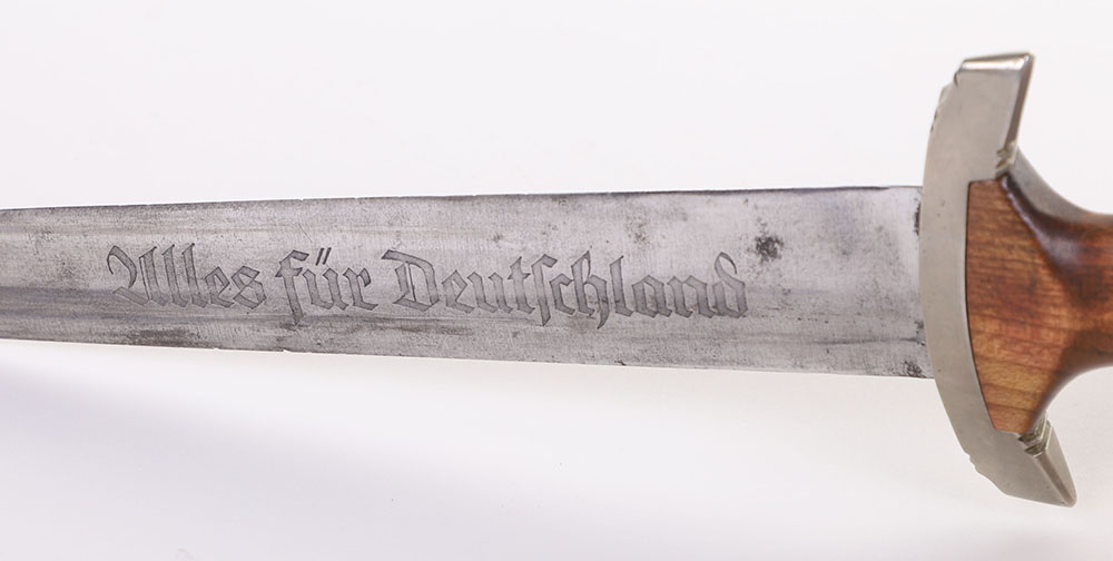 THIRD REICH SA (STURMABTEILUNG) DRESS DAGGER WITH NAME ETCHED TO BLADE - Image 9 of 14