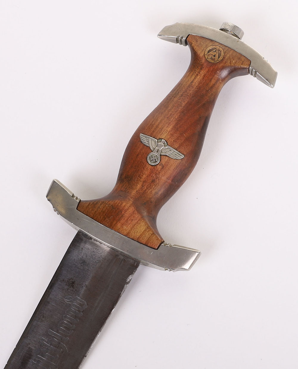 THIRD REICH SA (STURMABTEILUNG) DRESS DAGGER WITH NAME ETCHED TO BLADE - Image 5 of 14