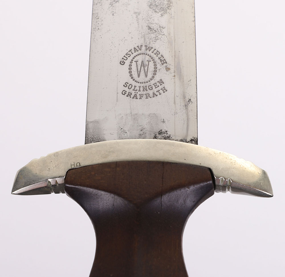 THIRD REICH SA (STURMABTEILUNG) DRESS DAGGER BY GUSTAV WIRTH, SOLINGEN - Image 12 of 13