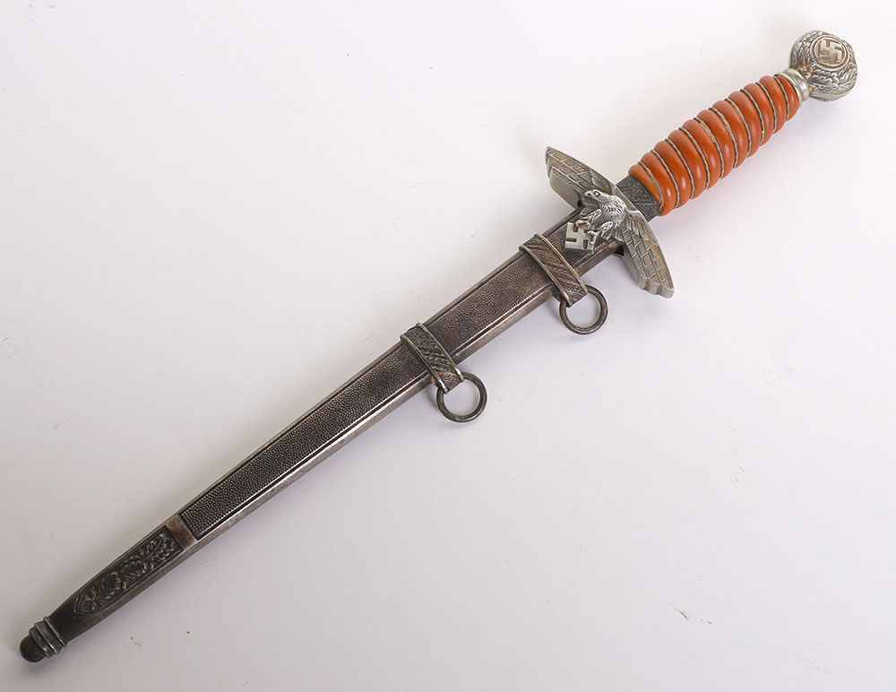 WW2 GERMAN LUFTWAFFE 2ND PATTERN DRESS DAGGER BY PAUL WEYERSBERG & CO, SOLINGEN, - Image 2 of 12