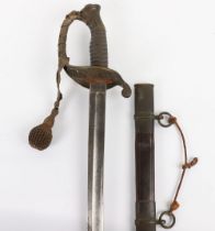 US MODEL 1850 FOOT OFFICERS SWORD