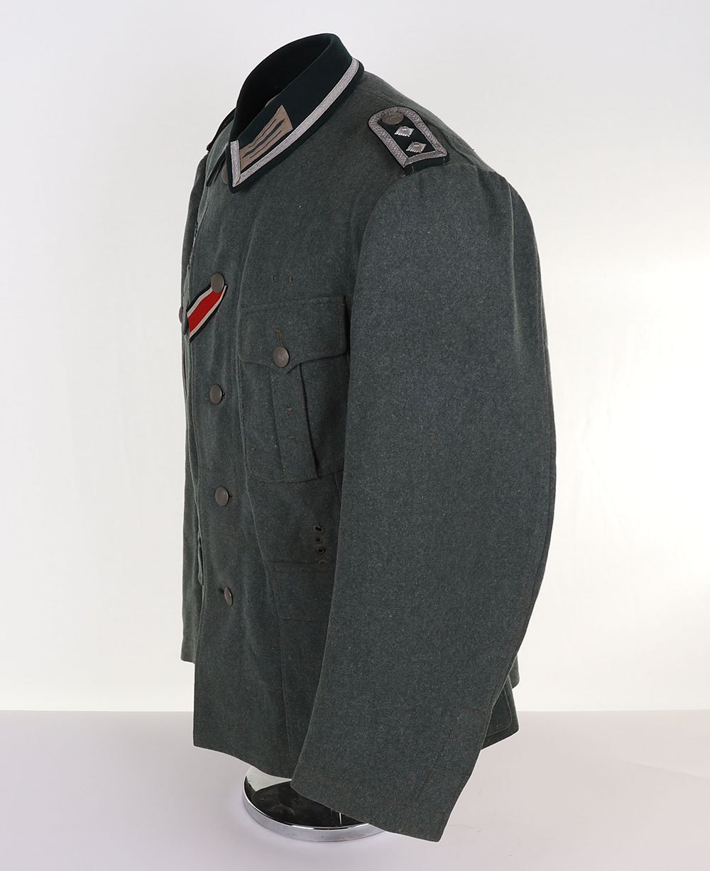 WW2 GERMAN HEER M-36 PIONEER NCO COMBAT TUNIC - Image 7 of 18