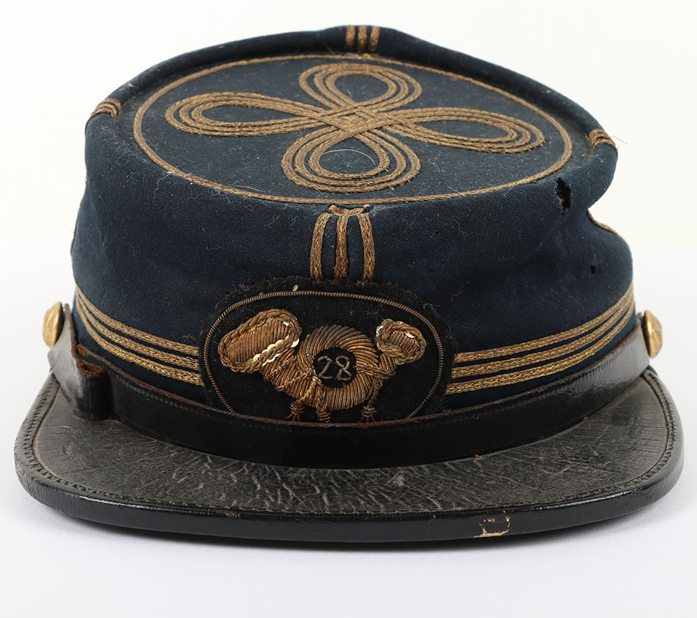 US CIVIL WAR PERIOD UNION CHAUSSER CAP, INFANTRY OFFICER