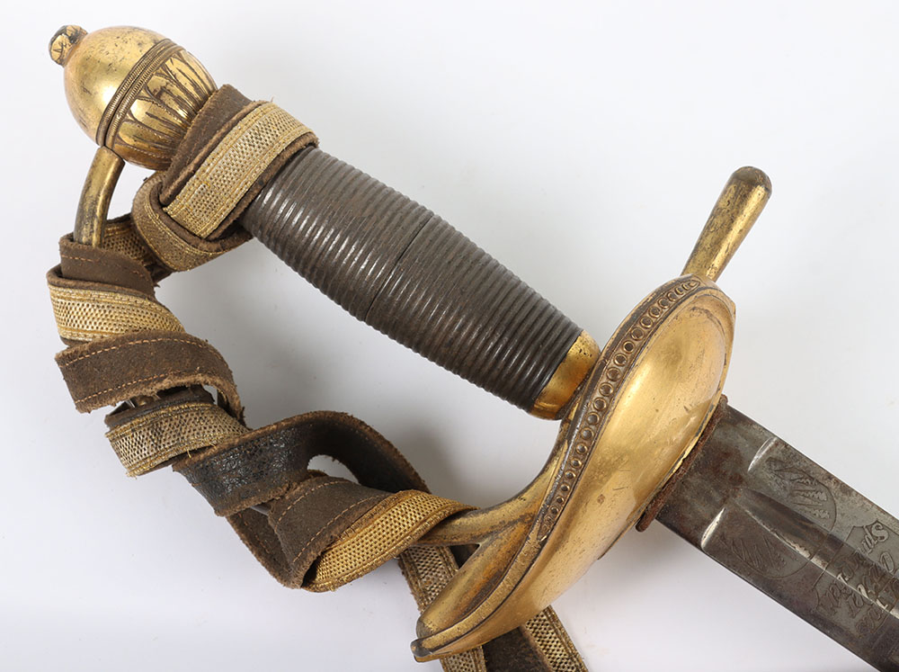 US AMES MODEL 1834 GENERALS & GENERAL STAFF OFFICERS SWORD WITH BELT AND BUCKLE - Image 3 of 33