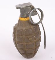 INERT WW2 AMERICAN PINEAPPLE FRAGMENTATION GRENADE