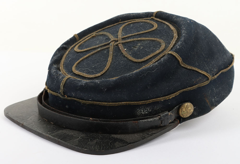 US CIVIL WAR PERIOD UNION CHAUSSER OFFICERS CAP - Image 3 of 8