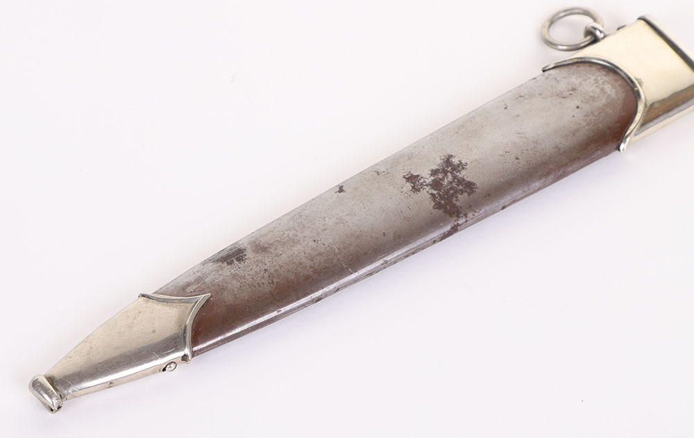 THIRD REICH SA (STURMABTEILUNG) DRESS DAGGER WITH NAME ETCHED TO BLADE - Image 12 of 14