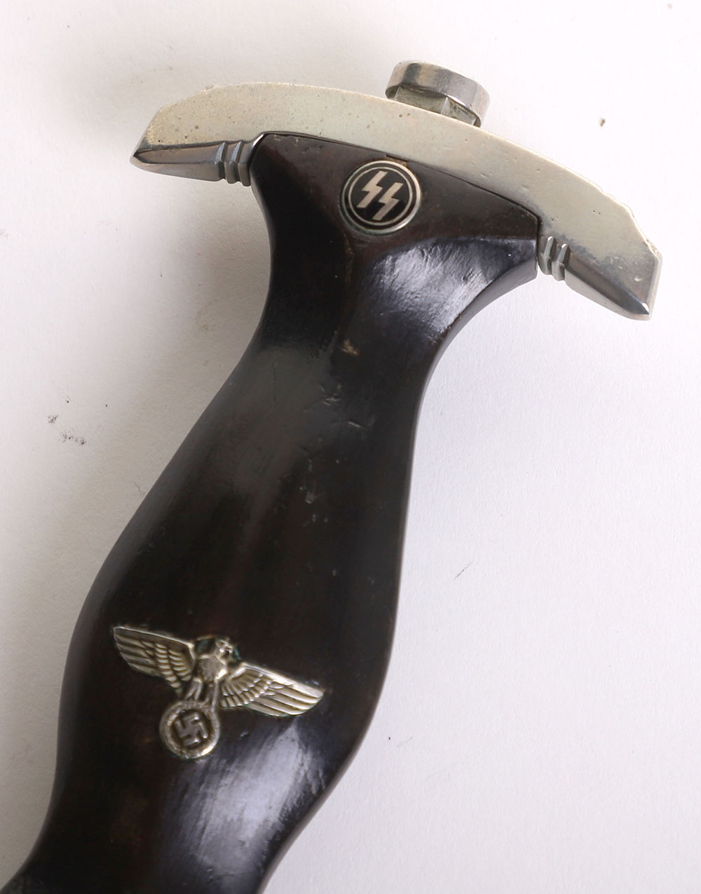 THIRD REICH SS (SCHUTZSTAFFEL) ERASED ROHM INSCRIPTION DRESS DAGGER BY GOTTLIEB HAMMESFAHR, SOLINGEN - Image 7 of 15