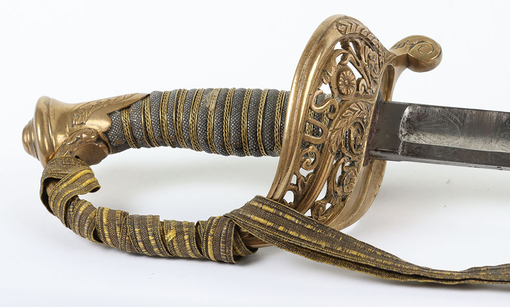 US MODEL 1850 STAFF & FIELD OFFICERS SWORD - Image 5 of 25