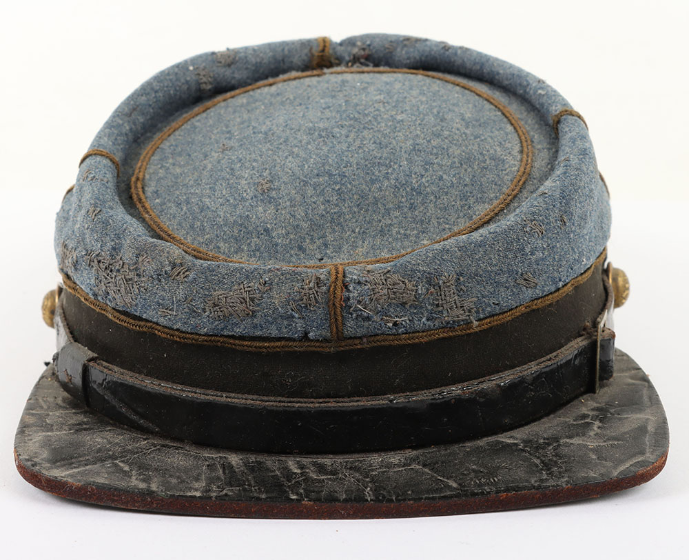 US CIVIL WAR PERIOD CONFEDERATE MILITIA OFFICERS KEPI FROM GEORGIA