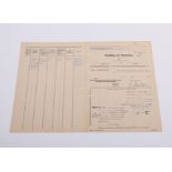 THIRD REICH PROPOSAL FOR APPOINTMENT DOCUMENT WITH ORIGINAL INK ADOLF HITLER SIGNATURE