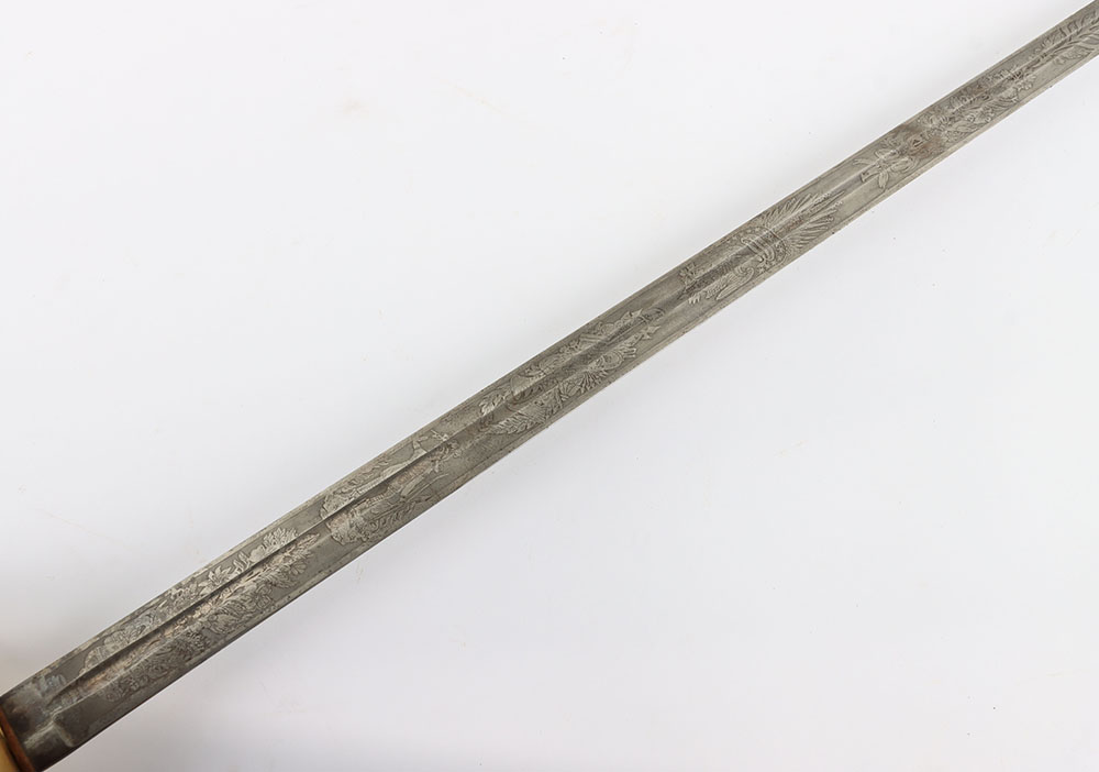 US AMES MODEL 1834 GENERALS & GENERAL STAFF OFFICERS SWORD WITH BELT AND BUCKLE - Image 11 of 33