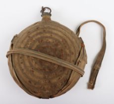 US CIVIL WAR UNION “BULLSEYE” CANTEEN, COVER & STRAP