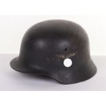 WW2 GERMAN LUFTWAFFE SINGLE DECAL STEEL COMBAT HELMET