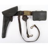 US CIVIL WAR UNION 1851 OFFICERS BUCKLE, BELT, SWORD HANGER & CARTRIDGE BOX RIG