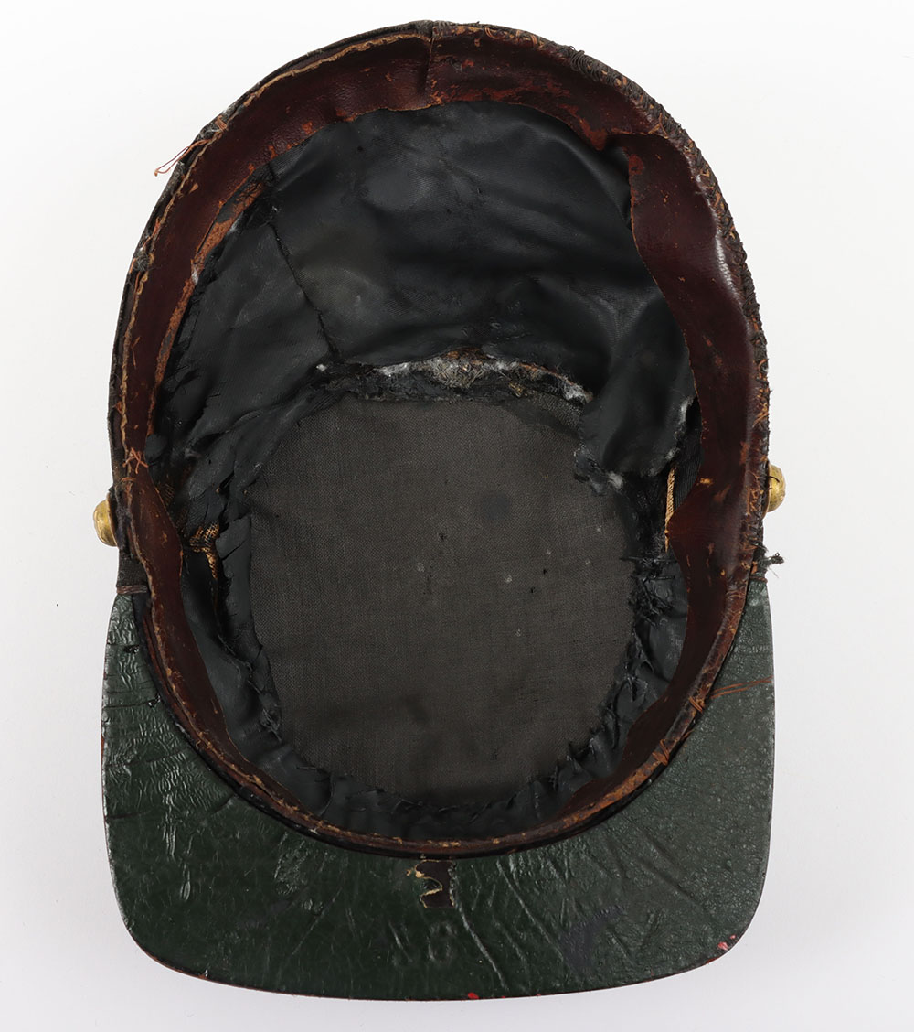 US CIVIL WAR PERIOD CONFEDERATE MILITIA OFFICERS KEPI FROM GEORGIA - Image 8 of 8