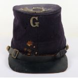 US CIVIL WAR PERIOD UNION BUMMERS CAP W/ A VERBAL ID TO A GETTYSBURG VETERAN,