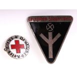 GERMAN WWII FEMALE ENAMEL PIN LOT