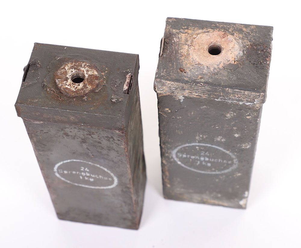 2 WW2 GERMAN WEHRMACHT METAL BOXES - Image 4 of 4