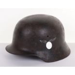 WW2 GERMAN LUFTWAFFE M-35 DOUBLE DECAL STEEL COMBAT HELMET