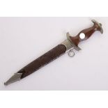 THIRD REICH SA (STURMABTEILUNG) DRESS DAGGER WITH ERASED ROHM INSCRIPTION