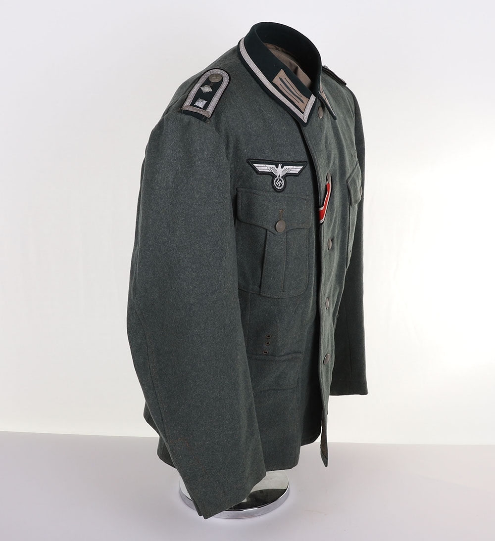 WW2 GERMAN HEER M-36 PIONEER NCO COMBAT TUNIC - Image 4 of 18