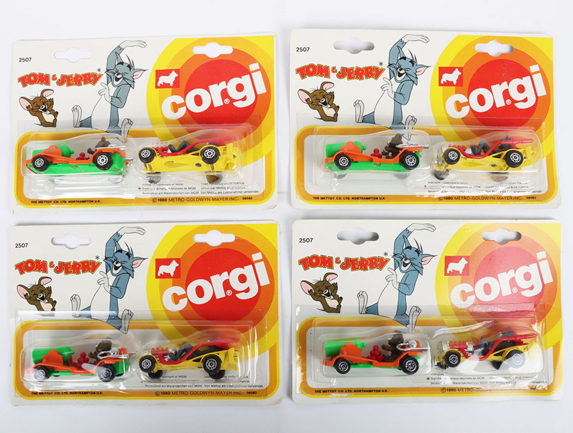 Four Corgi Juniors Twin Packs 2507 Tom & Jerry