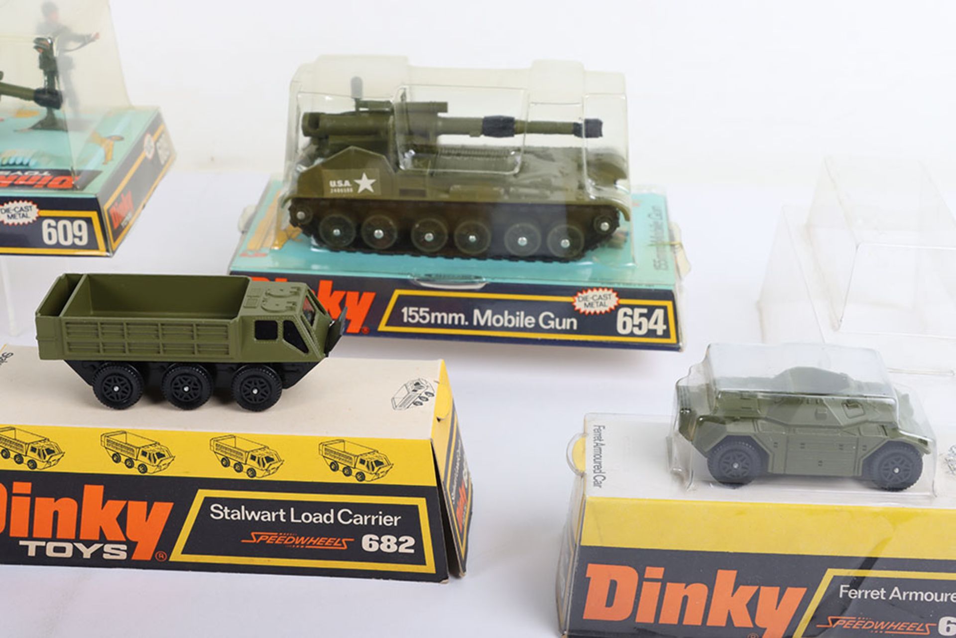 Five Dinky Toys Military Models - Image 4 of 4