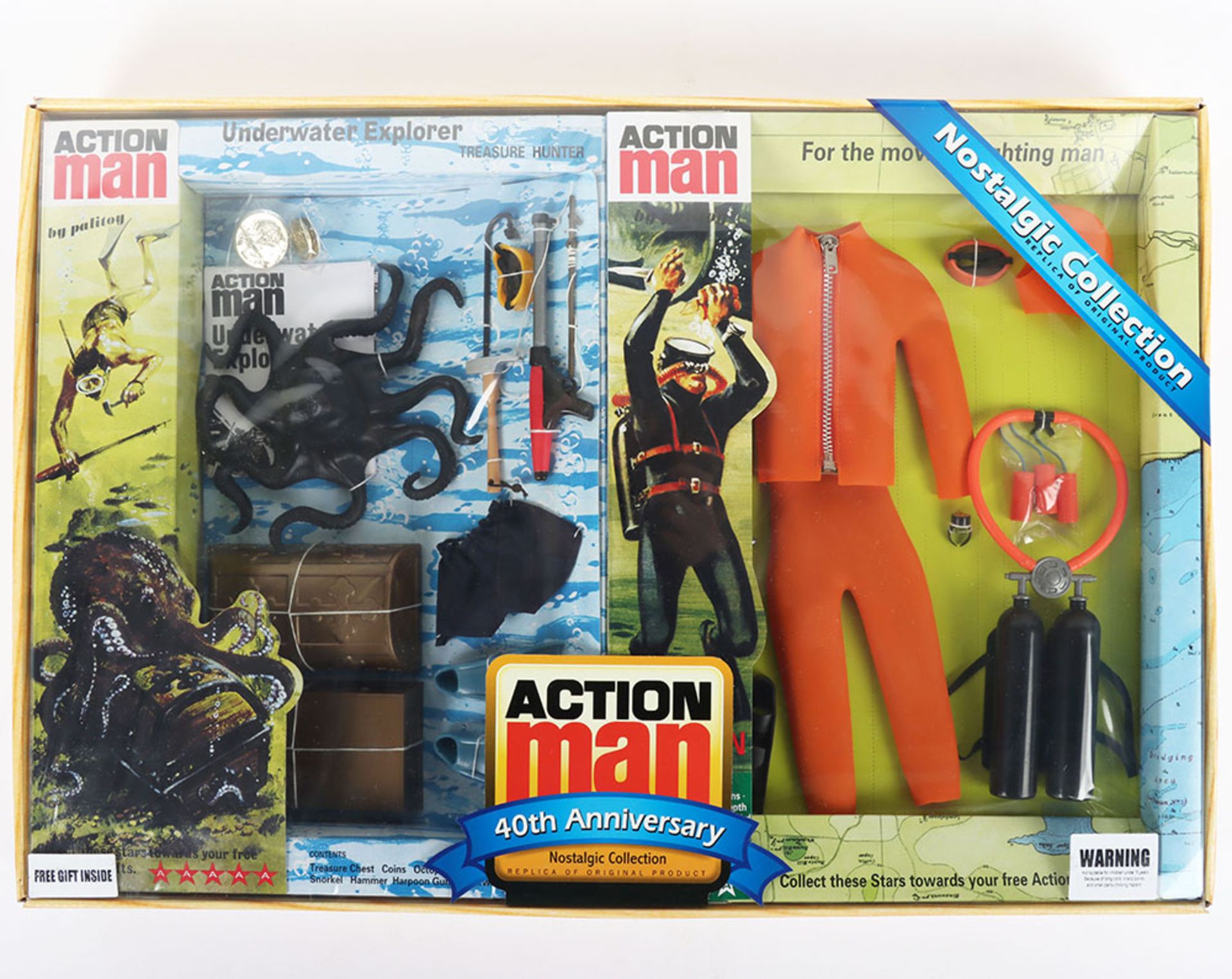 Action Man Frogman & Underwater Explorer 40th Anniversary Nostalgic Collection