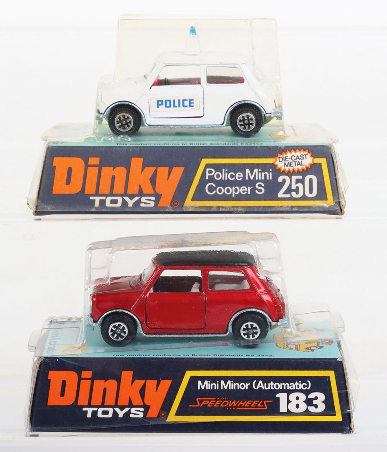 Two Dinky Toys Mini Models