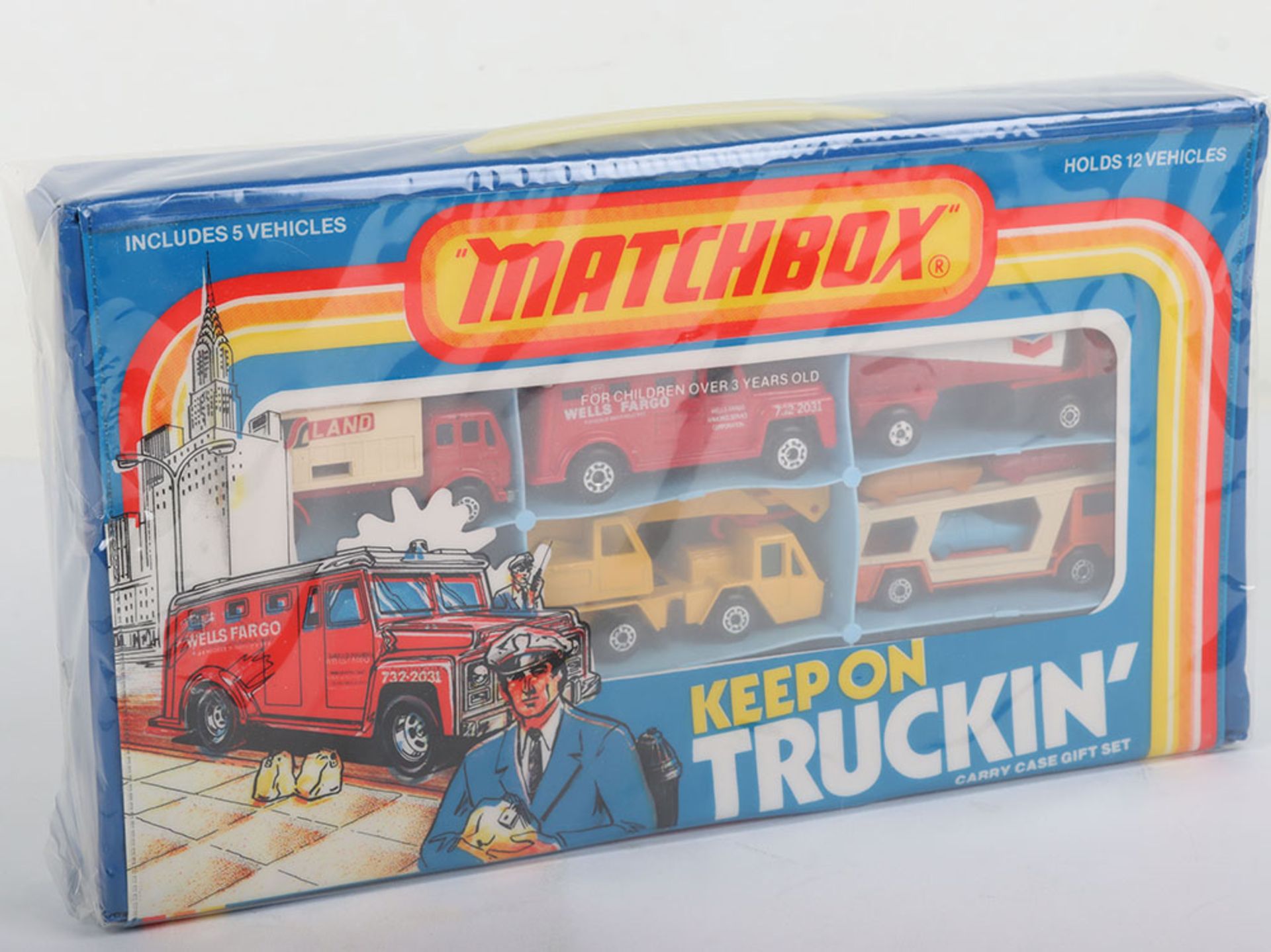 Matchbox Superfast USA issue Keep On Truckin Carry Case Gift Set