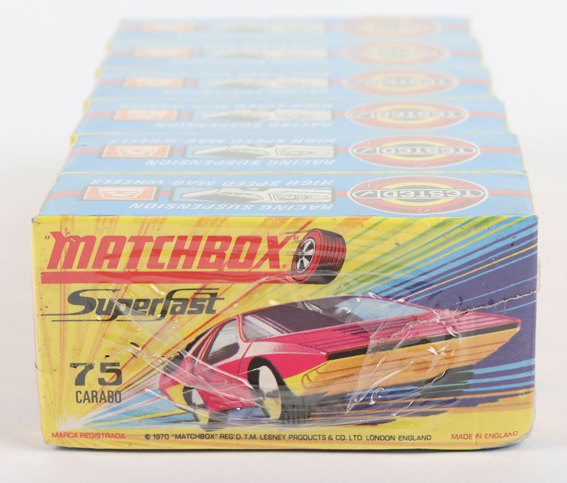 Matchbox Lesney Superfast Trade pack of six 75c Alfa Carabo - Image 6 of 6