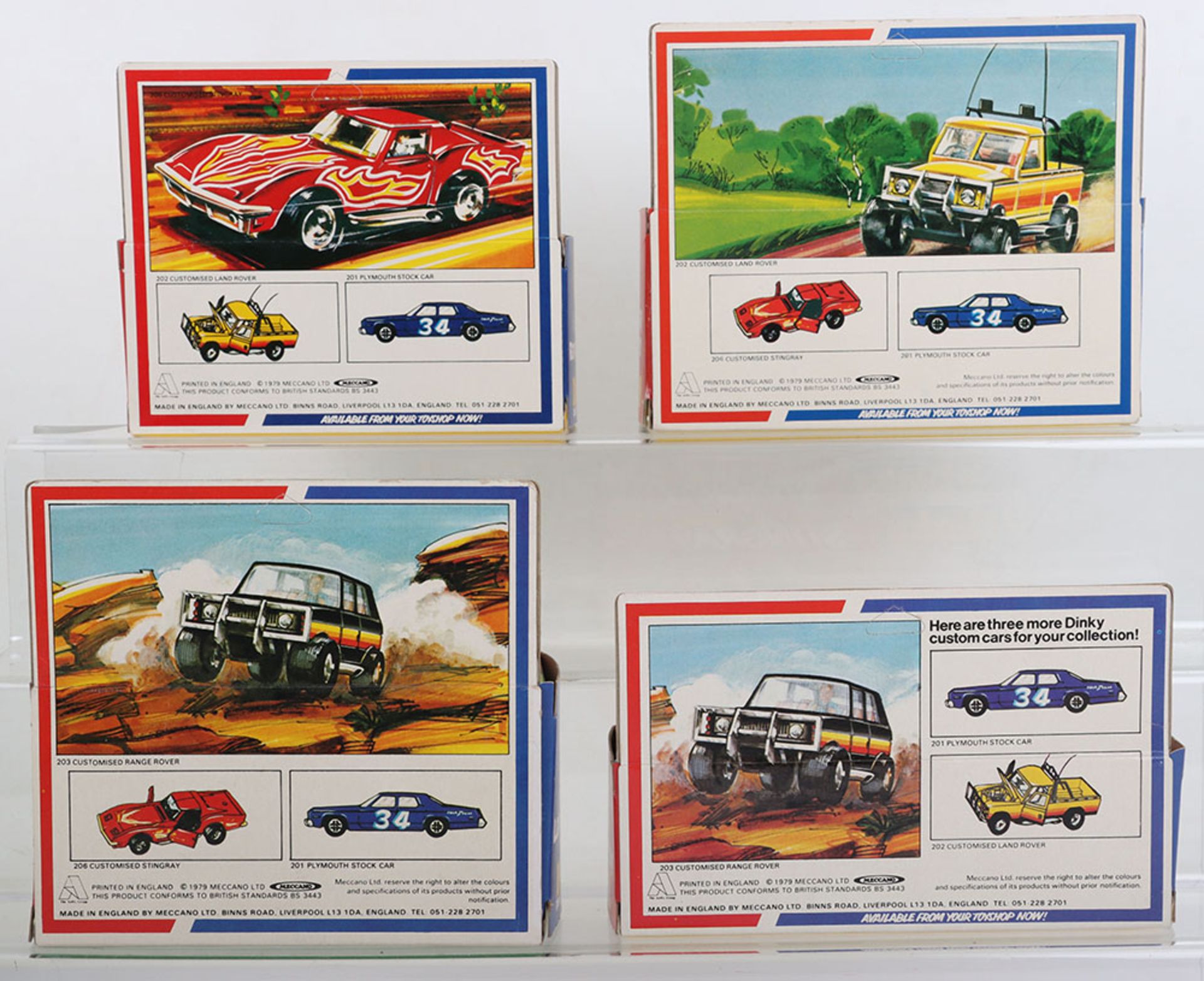 Four Dinky Toys Customised Models - Image 2 of 2