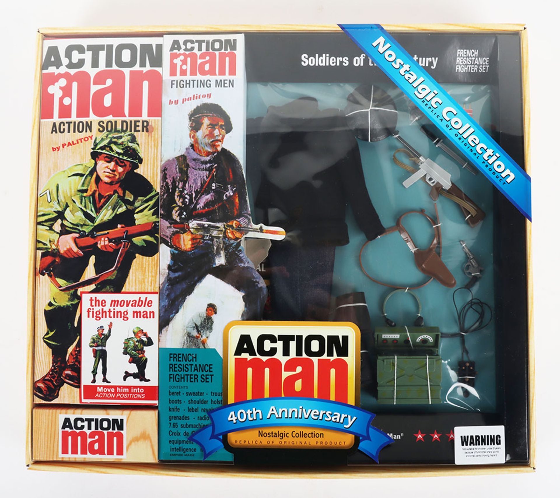 Action Man Soldiers of The Century French Resistance Fighter 40th Anniversary Nostalgic Collection