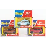 Three Dinky Toys Mini Clubman Models