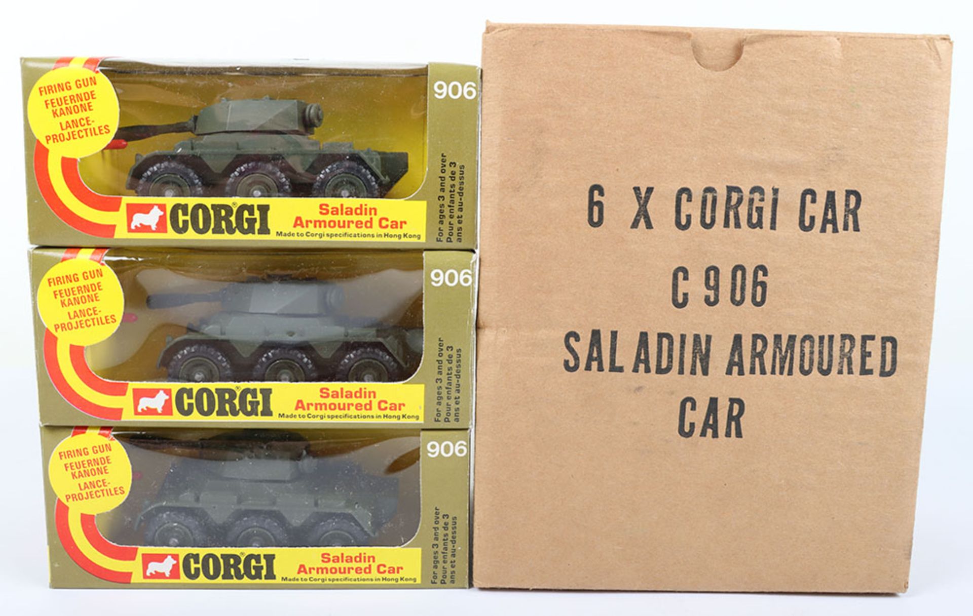Corgi C906 Trade Pack of six Saladin Armoured Cars