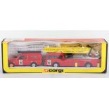 Corgi Toys Code 1 Wiltshire Fire Brigade Dennis T.L. and Ford Escort U.V. Van gift Set