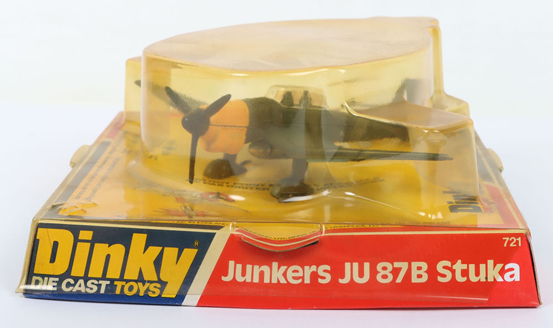 Dinky Toys 721 German Junkers Ju 87B Stuka Aircraft with dropping cap firing bomb! - Image 2 of 5