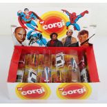 Scarce E4540 Corgi Juniors TV Film Related Shop Counter Display Twin Packs