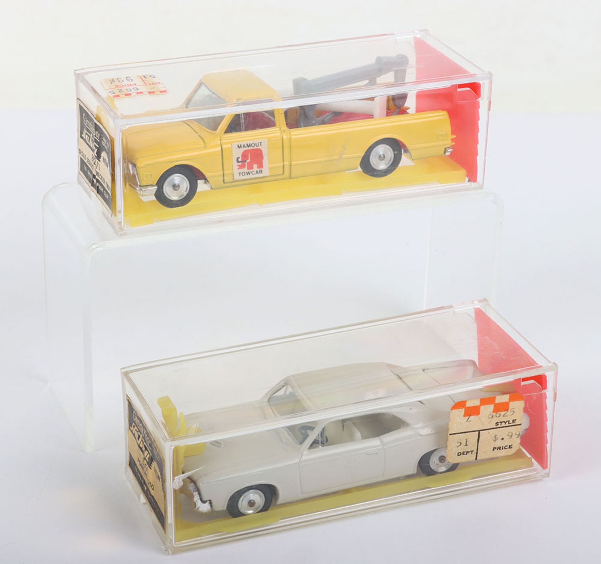 Two Boxed Sabra (Israel) 1/43 scale USA Cars