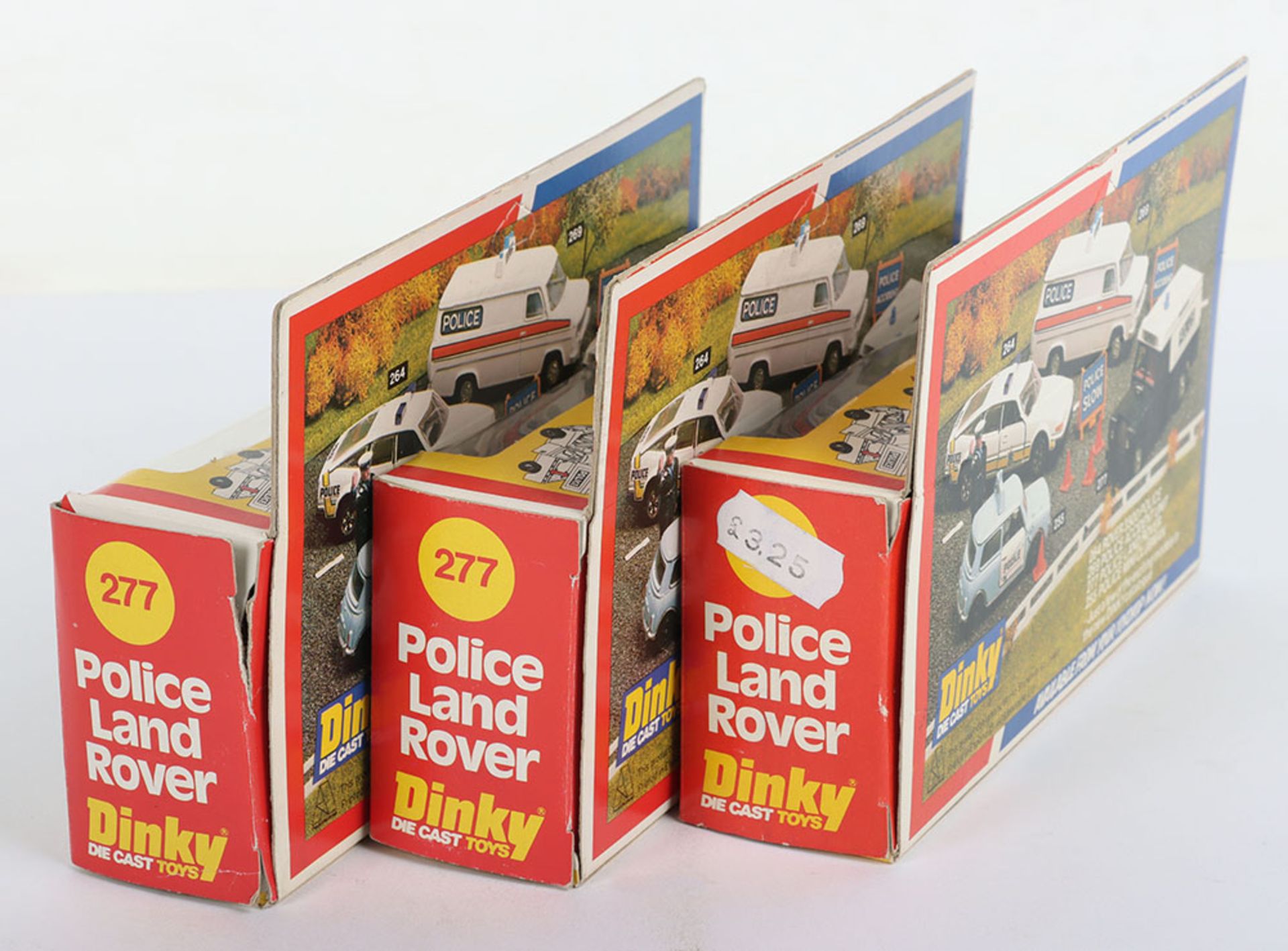 Three Dinky 277 Police Land Rovers - Image 3 of 4